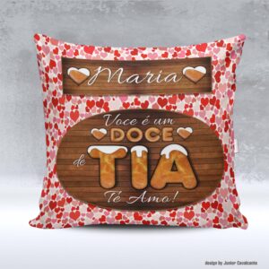 Kit de Artes para Sublimação Dia das Mães 015 Doce de Tia