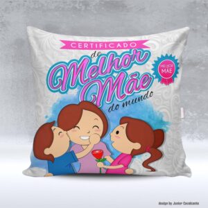 Kit de Artes para Sublimação Dia das Mães 021 Melhor Mãe do Mundo