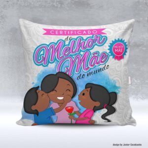 Kit de Artes para Sublimação Dia das Mães 022 Melhor Mãe do Mundo