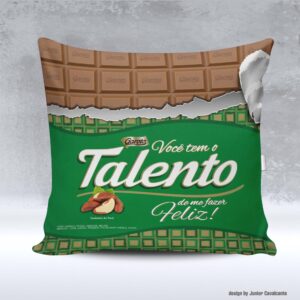 Kit de Artes para Sublimação Páscoa 041 Talento Castanha do Pará Chocolate