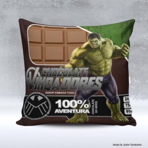 Kit de Artes para Sublimação Páscoa 121 Vingadores Hulk