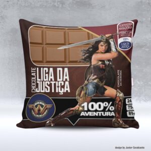 Kit de Artes para Sublimação Páscoa 140 Mulher Maravilha Chocolate