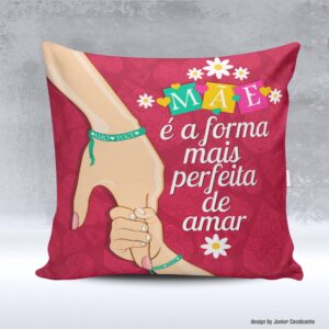 Kit de Artes para Sublimação Dia das Mães 129 Mãe e Filho Mãos Dadas