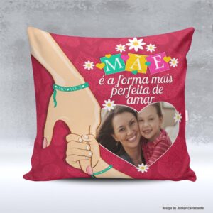 Kit de Artes para Sublimação Dia das Mães 131 Mãe e Filho Mãos Dadas Foto