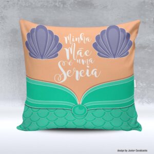 Kit de Artes para Sublimação Dia das Mães 062 Minha Mãe é Uma Sereia