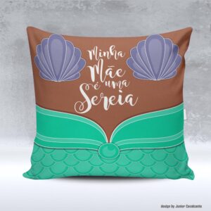 Kit de Artes para Sublimação Dia das Mães 063 Minha Mãe é Uma Sereia