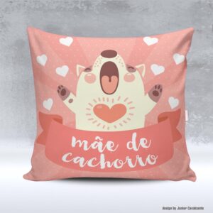 Kit de Artes para Sublimação Dia das Mães 072 Mãe de Cachorro