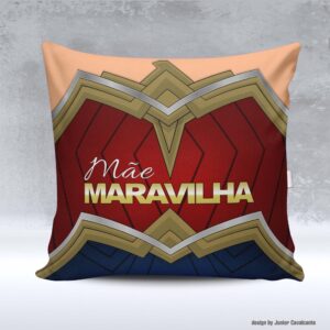 Kit de Artes para Sublimação Dia das Mães 074 Mãe Maravilha