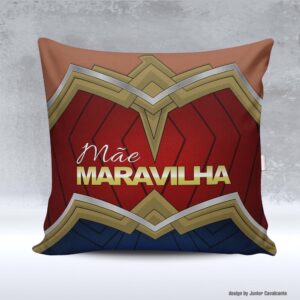 Kit de Artes para Sublimação Dia das Mães 075 Mãe Maravilha