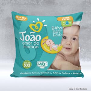 Kit de Artes para Sublimação Dia das Mães 114 Bebê Pampers Foto