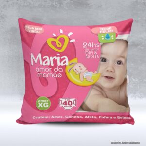 Kit de Artes para Sublimação Dia das Mães 115 Bebê Pampers Foto