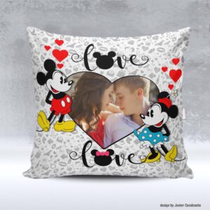 Kit de Artes para Sublimação Dia dos Namorados 073 Mickey e Minnie Love Foto