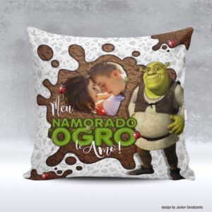 Kit de Artes para Sublimação Dia dos Namorados 092 Shrek Namorado Ogro Foto