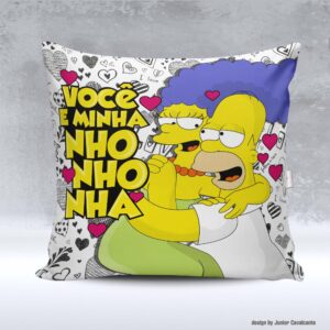 Kit De Artes para Sublimação Dia dos Namorados 108 Simpsons Homer e Marge