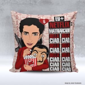 Kit De Artes para Sublimação Dia dos Namorados 122 La Casa de Papel Nairóbi