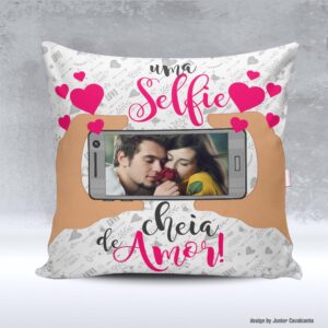 Kit de Artes para Sublimação Dia dos Namorados 011 Selfie Cheia de Amor Foto