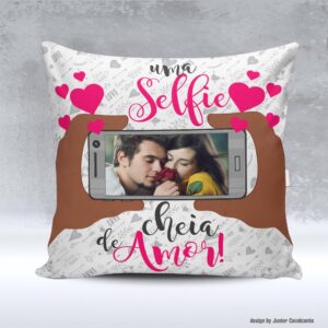 Kit de Artes para Sublimação Dia dos Namorados 012 Selfie Cheia de Amor Foto