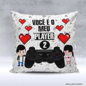 Kit de Artes para Sublimação Dia dos Namorados 017 Você é Meu Player 2