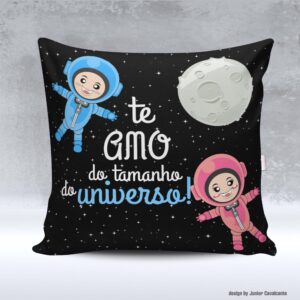 Kit de Artes para Sublimação Dia dos Namorados 021 Te Amo do Tamanho do Universo