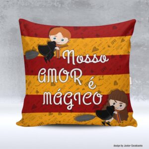 Kit de Artes para Sublimação Dia dos Namorados 025 Nosso Amor é Mágico Harry Potter