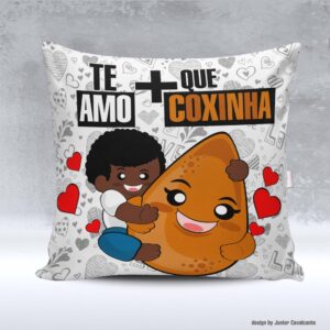 Kit de Artes para Sublimação Dia dos Namorados 047 Te Amo Mais que Coxinha