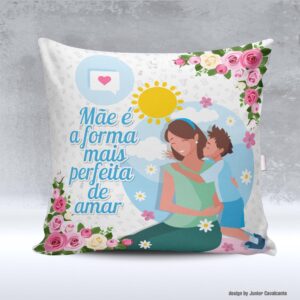 Kit de Artes para Sublimação Dia Das Mães 164 Perfeita de Amar