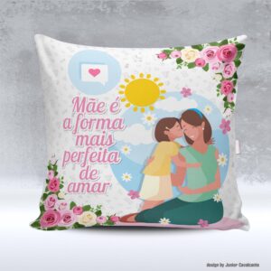 Kit de Artes para Sublimação Dia Das Mães 166 Perfeita de Amar