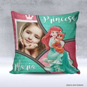 Kit de Artes para Sublimação Dia das Crianças 009 Princesa Ariel Foto