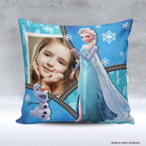 Kit de Artes para Sublimação Dia das Crianças 040 Frozen Elsa Foto