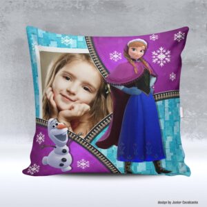 Kit de Artes para Sublimação Dia das Crianças 041 Frozen Anna Foto