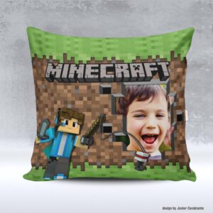 Kit de Artes para Sublimação Dia das Crianças 039 Minecraft Foto