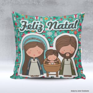 Kit de Artes para Sublimação Natal 025 Jesus Maria e José