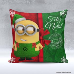 Kit de Artes para Sublimação Natal 097 Feliz Natal Minion