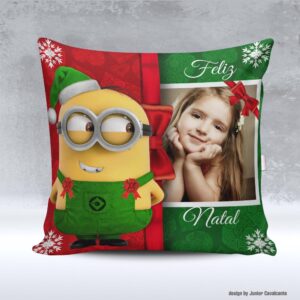 Kit de Artes para Sublimação Natal 098 Feliz Natal Minion Foto