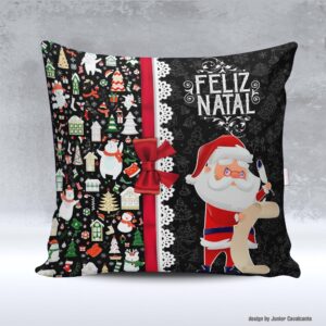 Kit de Artes para Sublimação Natal 121 Feliz Natal Papai Noel