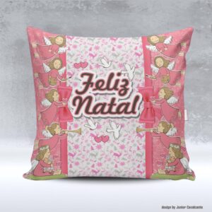 Kit de Artes para Sublimação Natal 112 Feliz Natal Anjos