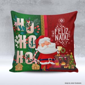 Kit de Artes para Sublimação Natal 133 Feliz Natal Papai Noel