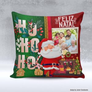 Kit de Artes para Sublimação Natal 134 Feliz Natal Papai Noel Foto