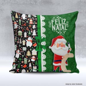 Kit de Artes para Sublimação Natal 122 Feliz Natal Papai Noel