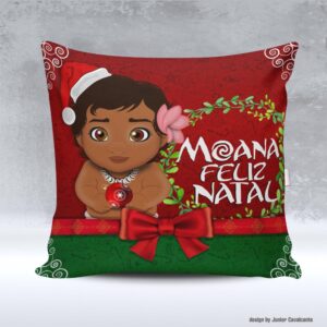 Kit de Artes para Sublimação Natal 137 Feliz Natal Baby Moana