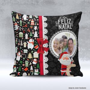 Kit de Artes para Sublimação Natal 123 Feliz Natal Papai Noel Foto