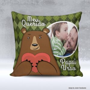 Kit de Artes para Sublimação Dia dos Pais 133 Papai Urso Foto