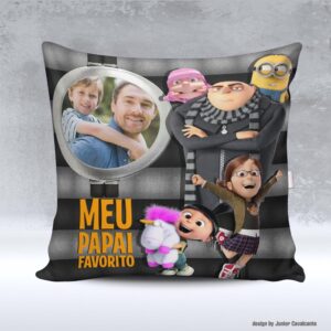 Kit de Artes para Sublimação Dia dos Pais 094 Minions e Gru Foto