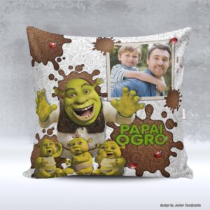 Kit de Artes para Sublimação Dia dos Pais 103 Shrek Papai Ogro Foto