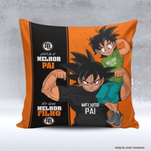 Kit de Artes para Sublimação Dia dos Pais 081 Goku Melhor Pai