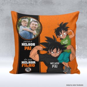 Kit de Artes para Sublimação Dia dos Pais 082 Goku Melhor Pai Foto