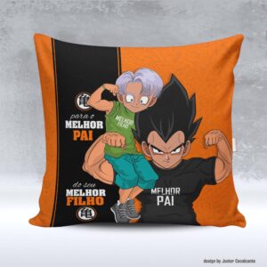 Kit de Artes para Sublimação Dia dos Pais 083 Vegeta Melhor Pai