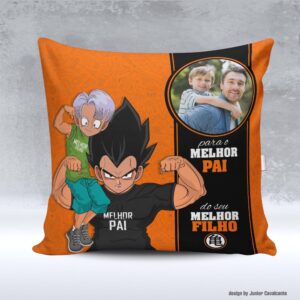 Kit de Artes para Sublimação Dia dos Pais 084 Vegeta Melhor Pai Foto