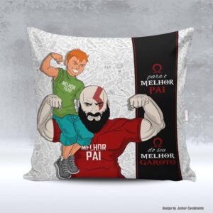 Kit de Artes para Sublimação Dia dos Pais 085 Kratos Melhor Pai