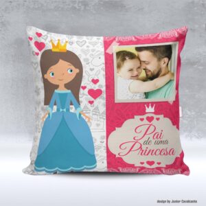 Kit de Artes para Sublimação Dia dos Pais 062 Pai de uma Princesa Foto